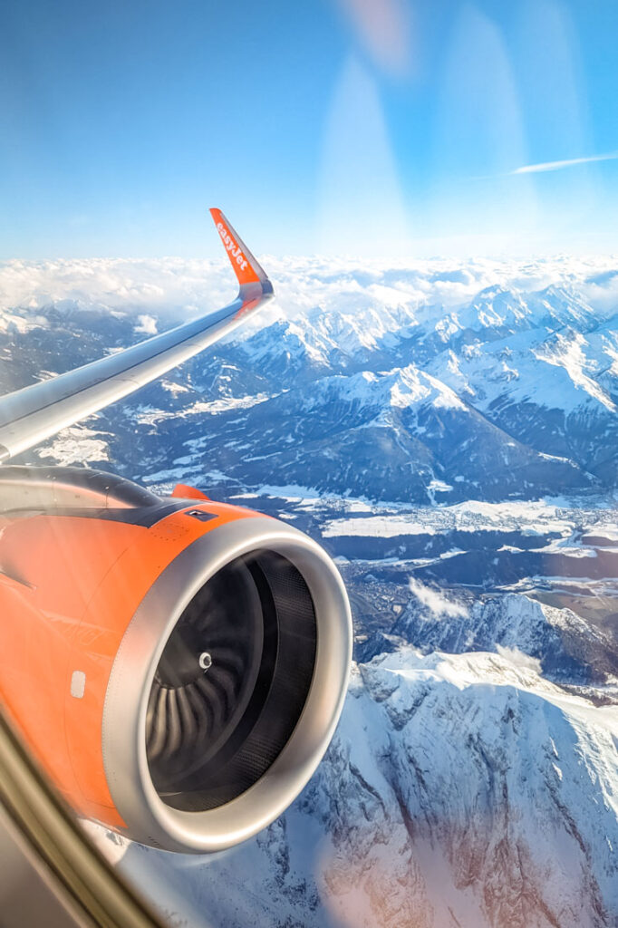 flying to innsbruck